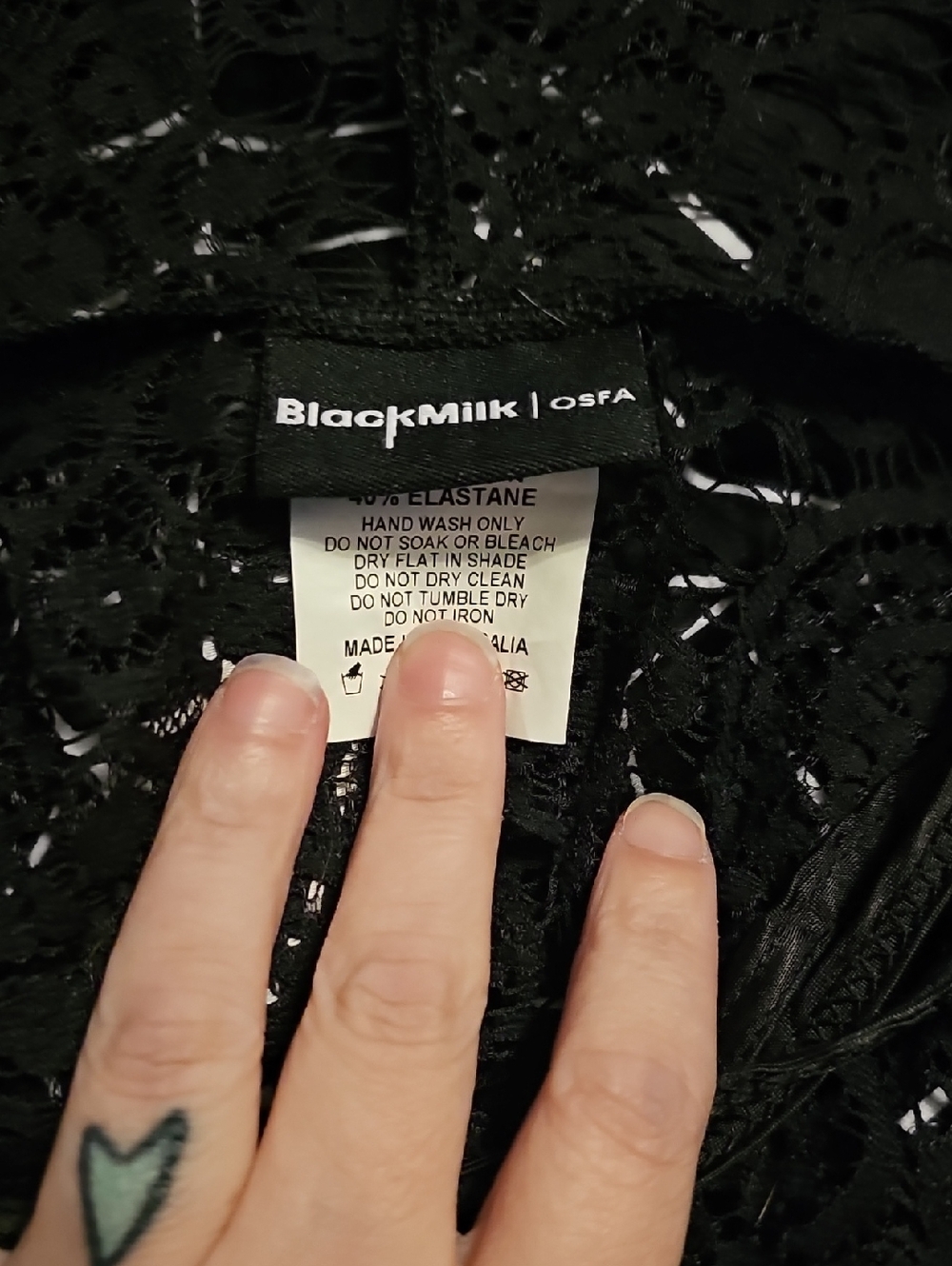 Blackmilk Little Lies Hooded Cape, OSFA - Picture 2 of 3